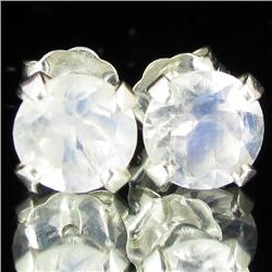 3.17twc Moonstone Sterling Earrings (JEW-2661)