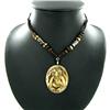Tibet Bone Nickel Pendant Choker Necklace (ANT-1321)