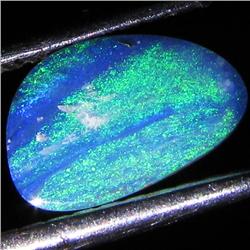 0.59ct Black Australian Opal Doublet  (GEM-28624D)