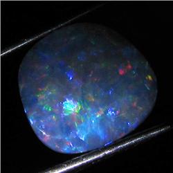 3.4ct Australian Black Opal Doublet Full Fire (GEM-36419)