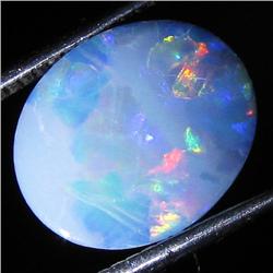 2.71ct Australian Black Opal Doublet Full Fire (GEM-35825)