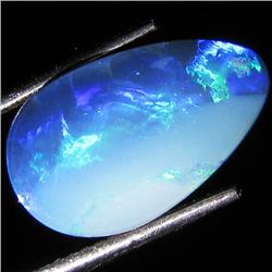 3.73ct Australian Black Opal Doublet Full Fire (GEM-35806)