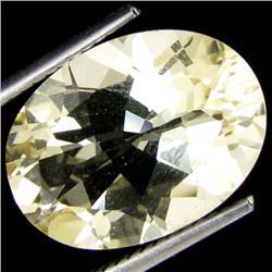 6.40ct Yellow Andesine Labradorite Oval  (GEM-19487)