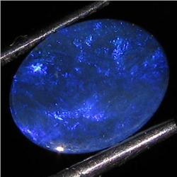 1.28ct Australian Black Opal Doublet Full Fire (GEM-35858)