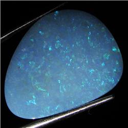 9.9ct Australian Black Opal Doublet Full Fire (GEM-36266)
