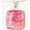 110twc Rhodocrosite Sterling Pendant (JEW-3372)