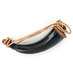 US West Indian Buffalo Polished Powder Horn (CLB-689)