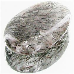32.9ct Rutile Quartz Cabochon  (GEM-39022)