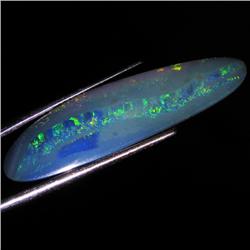 7.5ct Australian Black Opal Doublet Full Fire (GEM-36496)