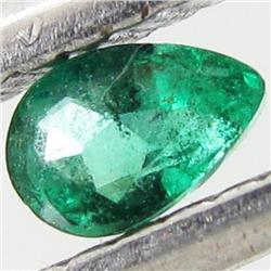0.1ct Colombian Emerald Pear (GEM-8943I)