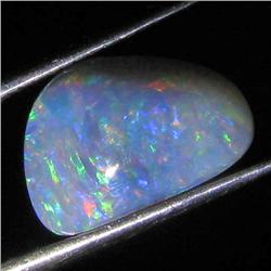 3.8ct Australian Black Opal Doublet Full Fire (GEM-36280)