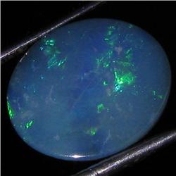 2.18ct Australian Black Opal Doublet Full Fire (GEM-35937)