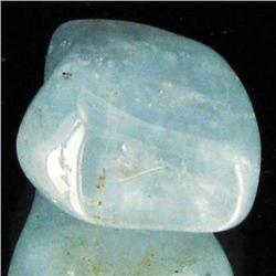 15.7ct Strong Blue Freeform Aquamarine Cabochon (GEM-33683)