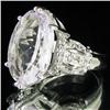 Image 2 : 42.3twc Amethyst Diamond Sterling Ring (JEW-3426)