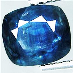 1.34ct Natural Deep Blue Sapphire Cushion (GEM-29977)