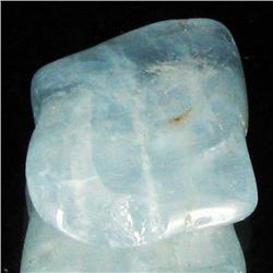 15.2ct Strong Blue Freeform Aquamarine Cabochon (GEM-33675)