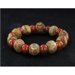 Tibet Dzi Bead Bracelet (ANT-1664)