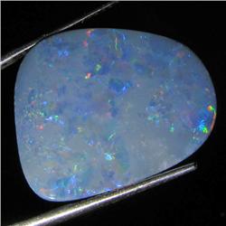 10.15ct Australian Black Opal Doublet Full Fire (GEM-36248)