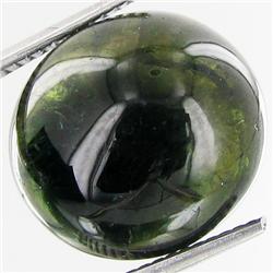 13.56ct Oval Cabochon Green Cuprian Tourmaline (GEM-29754)