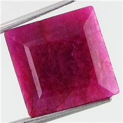 7.38ct African Ruby Square Cut (GEM-37081)