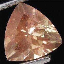 1.40ct Clear Champagne Oregon Sunstone Trillion (GEM-31059)