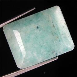 30.49ct South American Emerald Rectangle Cut (GEM-36635)