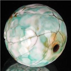 27.5ct Spearmint Fire Agate Sphere Pendant (GEM-35650)