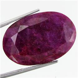 26.89ct African Ruby Oval Cut (GEM-37302)