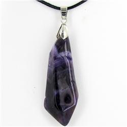 70twc Natural Amethyst Pendant Necklace (JEW-3497)
