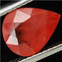 2ct Clean Padparadsha Sapphire Pear (GEM-9582P)