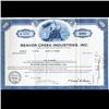 1960s Beaver Creek Stock Certificate Scarce (CUR-06397)