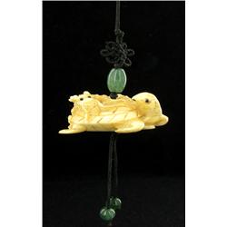 Chinese Handcarved Bone Netsuke (CLB-744)