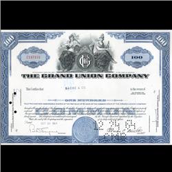 1960s Grand Union Stock Certificate Scarce (CUR-06420)