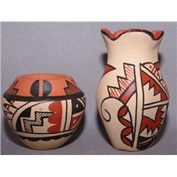 TWO JEMEZ POTS