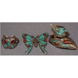 THREE PIECES OF NAVAJO JEWELRY