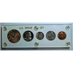 1954 U.S. Proof set, Displayed and protected in plastic holder.