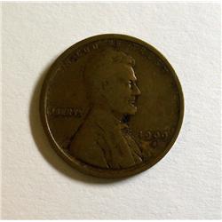 1909S Lincoln penny  F/VF