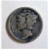 1921D Mercury dime full  rim VG