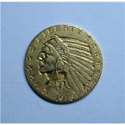 1915   $5  Gold XF45