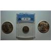 1927S Buffalo nickel ANACS12 1934 AU55-1935 AU58 Peace $'s