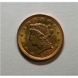1902 $2 1/2 GOLD choice BU 61 to 62