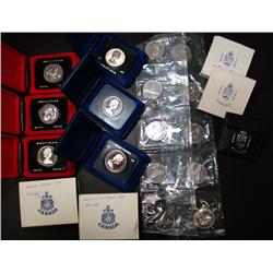 3  1970 Manitoba-5  1971 British Columbia Canada $ in boxes  also 3  silver 1967