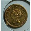 Image 1 : 1861 $2 1/2 CIVIL WAR GOLD  XF45