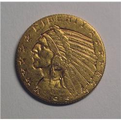 1915  $5 GOLD XF/AU