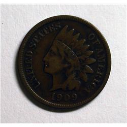 1909S Indian penny FINE Nice color