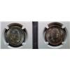 Image 2 : 1946 BTW NGC64 and 46D BTW NGC unc cleaned (not true)half $