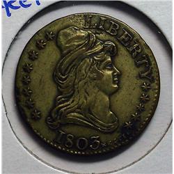 1803 Kettle gaming token made by the Kettle & Sons of Birmingham England