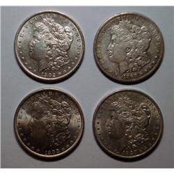 1887O AU-98S XF-1900 MS63-1902 BU Morgan $'s