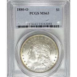 1880O Morgan $  PCGS63  GS 63 bid = $350
