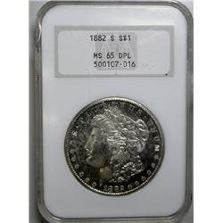 1882S Morgan $  NGC65DPL  65DMPL GS bid =$3330